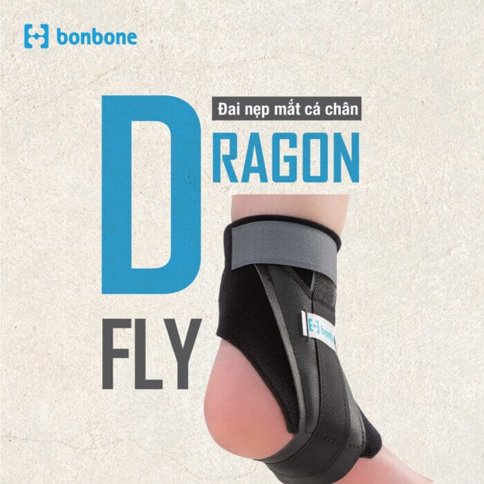 Đai nẹp mắt cá chân - Dragon Fly Ankle Brace giúp giữ cố định và bảo vệ tốt mắt cá chân