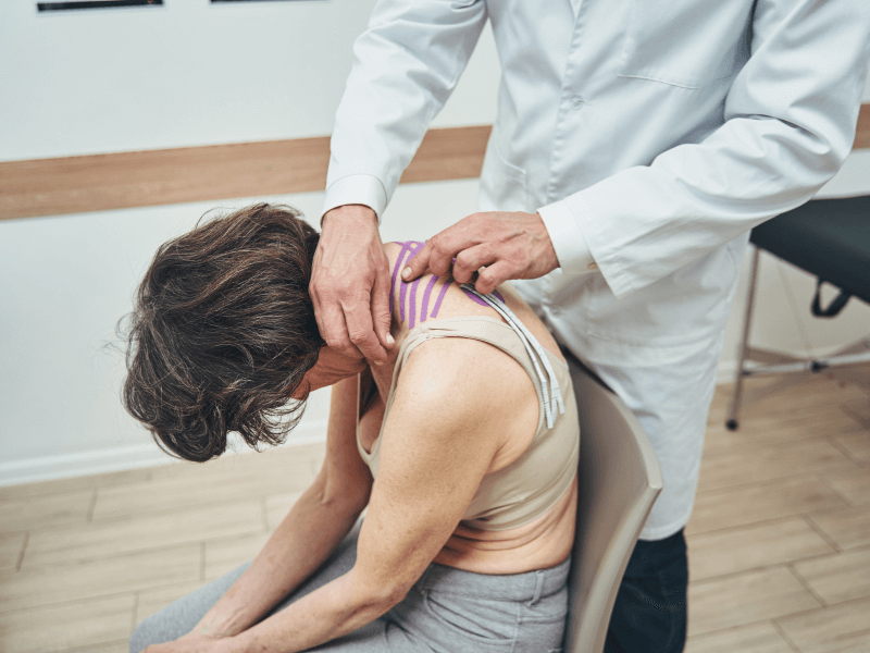 Áp dụng phương pháp áp lực giúp đau vùng vai gáy