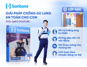 Đai chống gù lưng bonbone Pita Sapo Posture