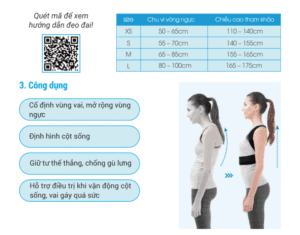 Cách chọn size đai chống gù học sinh theo chiều cao, cân nặng – Hướng dẫn chi tiết từ A -Z