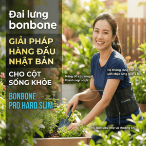 Đai lưng bonbone: Giải pháp hàng đầu Nhật Bản cho cột sống khỏe