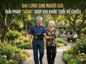Đai lưng cho người già: Giải pháp "vàng" giúp vui khỏe tuổi xế chiều