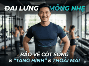 Đai lưng mỏng nhẹ: Giải pháp bảo vệ cột sống "tàng hình"