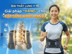 Đai thắt lưng y tế: Giải pháp "vàng" cho cột sống khỏe mạnh