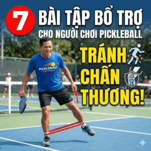 7 Bài tập bổ trợ cho người chơi Pickleball tránh chấn thương