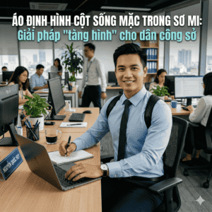 Áo định hình cột sống mặc trong sơ mi: Giải pháp "tàng hình" cho dân công sở
