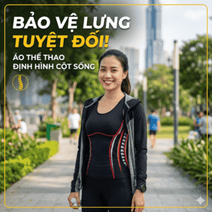 Áo thể thao định hình cột sống: Trợ thủ bảo vệ lưng tuyệt đối