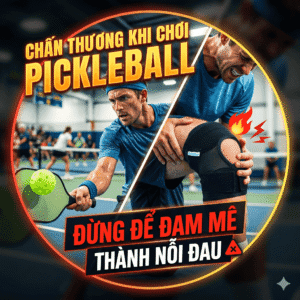 Chấn thương khi chơi Pickleball: Đừng để đam mê thành nỗi đau