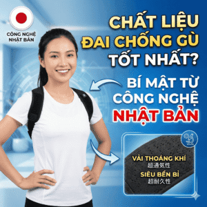 Chất liệu đai chống gù tốt nhất: Bí mật từ công nghệ Nhật Bản