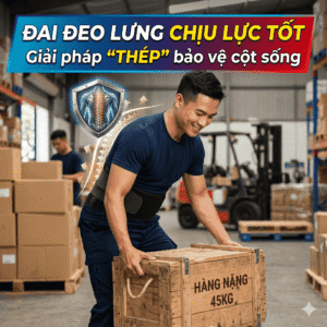 Đai đeo lưng chịu lực tốt: Giải pháp "thép" bảo vệ cột sống