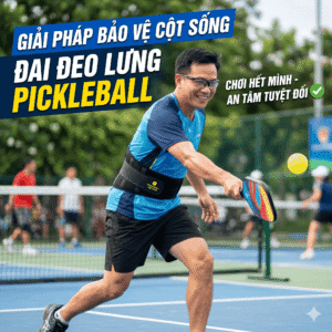Đai đeo lưng chơi Pickleball: Giải pháp bảo vệ cột sống