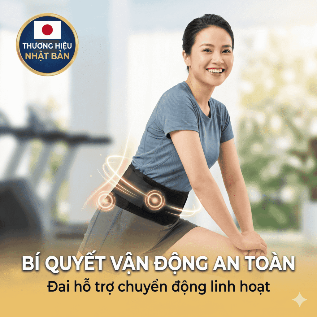 Đai hỗ trợ chuyển động linh hoạt: Bí quyết vận động an toàn
