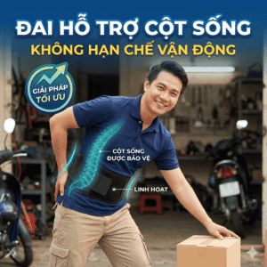Đai hỗ trợ cột sống không hạn chế vận động: Giải pháp tối ưu