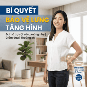 Đai hỗ trợ cột sống mỏng nhẹ: Bí quyết bảo vệ lưng tàng hình