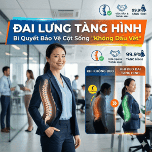 Đai lưng tàng hình: Bí quyết bảo vệ cột sống "không dấu vết"