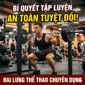 Đai lưng thể thao chuyên dụng: Bí quyết tập luyện an toàn