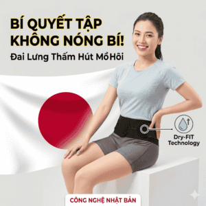 Đai lưng thể thao thấm hút mồ hôi: Bí quyết tập không nóng bí