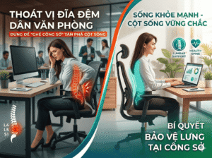Thoát vị đĩa đệm dân văn phòng: Đừng để "ghế công sở" tàn phá cột sống