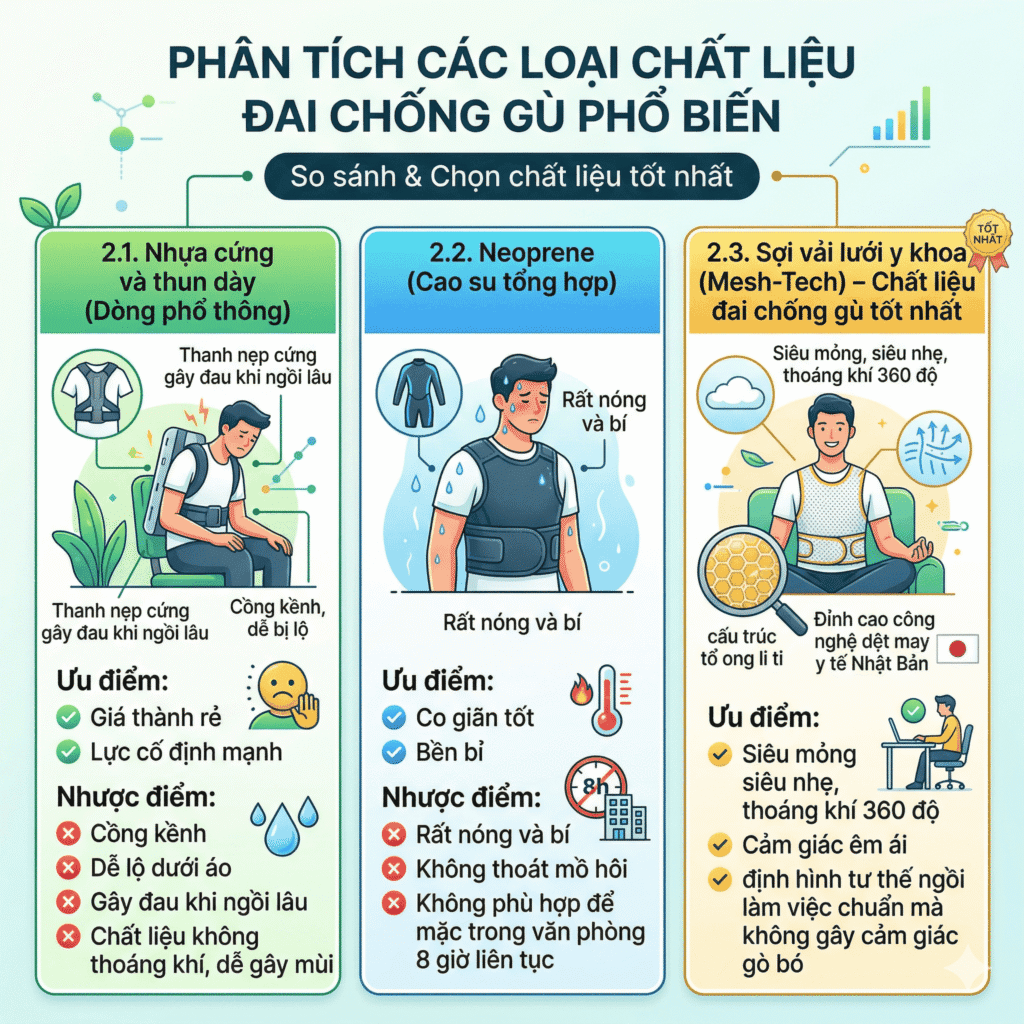 Phân tích các loại chất liệu phổ biến trên thị trường hiện nay