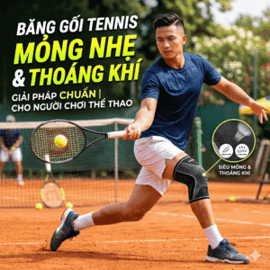 Băng Gối Tennis Mỏng Nhẹ Thoáng Khí: Giải Pháp Chuẩn Cho Người Chơi Thể Thao