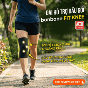 Review đai gối mỏng nhất thế giới: "Tàng hình" bảo vệ khớp