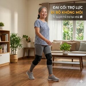Đai gối trợ lực đi bộ không mỏi: Bí quyết hỗ trợ tại nhà