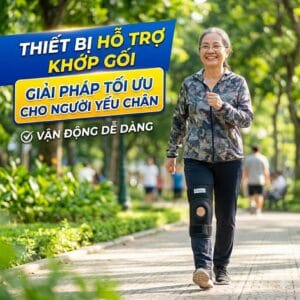 Thiết bị hỗ trợ khớp gối cho người yếu chân: Giải pháp tối ưu