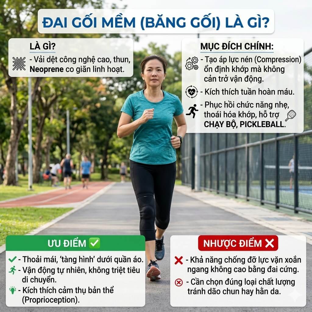 Đai gối mềm (Băng gối) là gì?